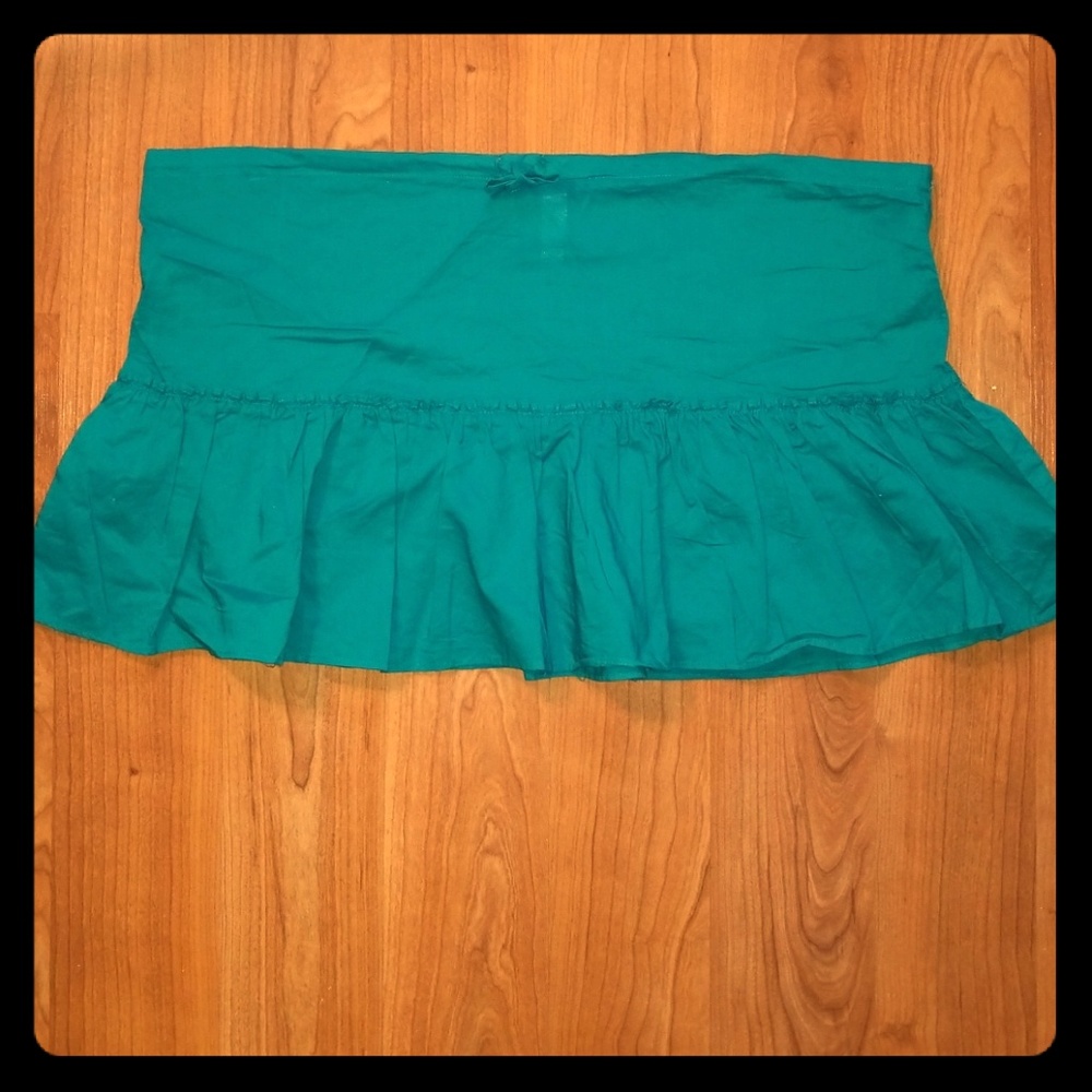 Victoria's Secret Teal Cover Up Skirt Small